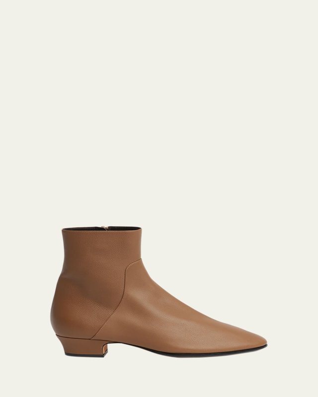 Anwar Leather Ankle Booties